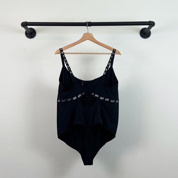 NWT Yitty Fabletics Demi Cup Thong Shaping Bodysuit in Black - Picture 7 of 8